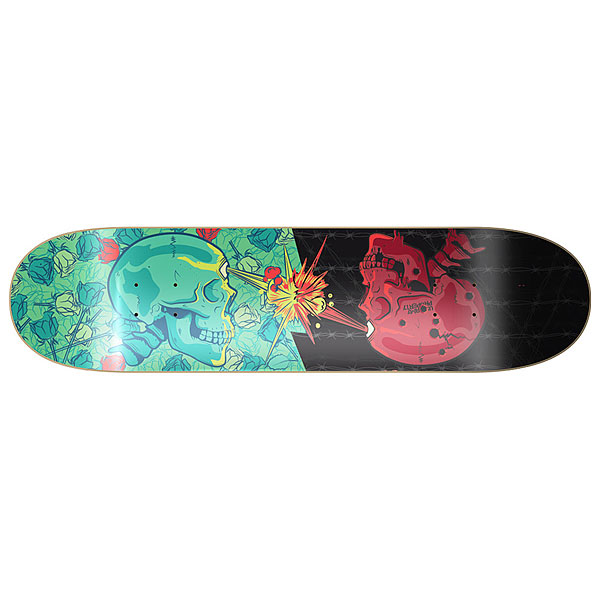 фото Дека для скейтборда для скейтборда Сквот Skulls Multicolor 8.125 (20.6 см)