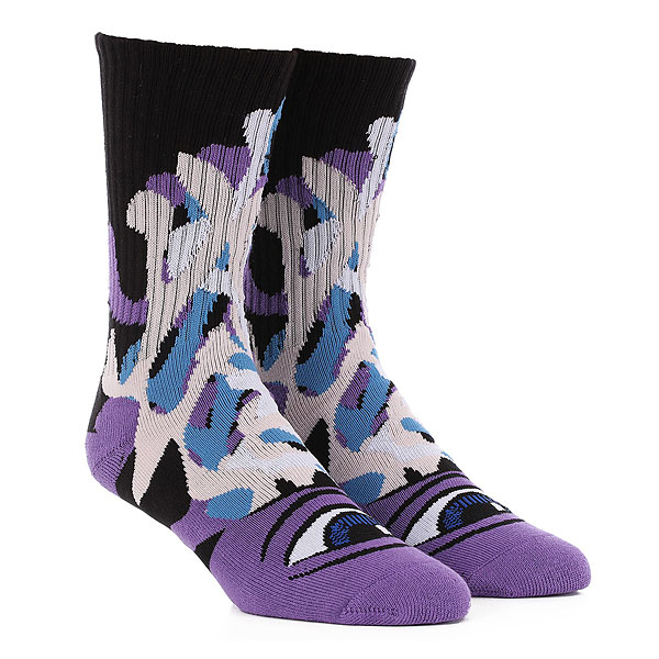 фото Носки средние Toy Machine Barf Sect Sock Purple