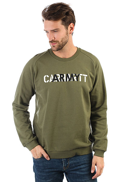 фото Толстовка классическая Carhartt WIP Ca Training Sweatshirt Rover Green