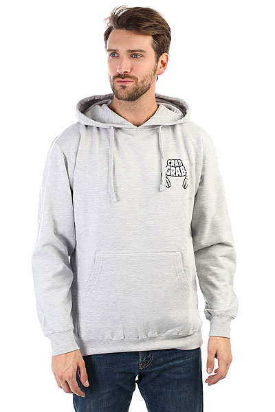 фото Толстовка кенгуру Crabgrab Worlds Best Hoody Athletic Grey