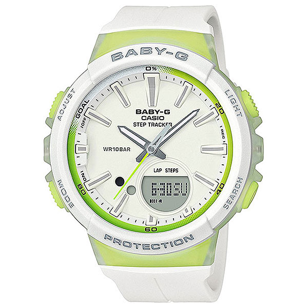 фото Кварцевые часы женские Casio G-Shock Baby-g Bgs-100-7a2 White