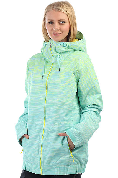 фото Куртка утепленная женская Roxy Valleyhoodie Lemon Tonic Space