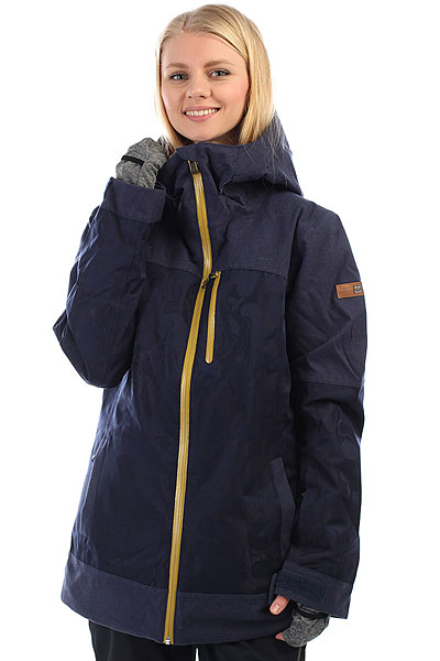 фото Куртка утепленная женская женская Roxy Stormfall Peacoat