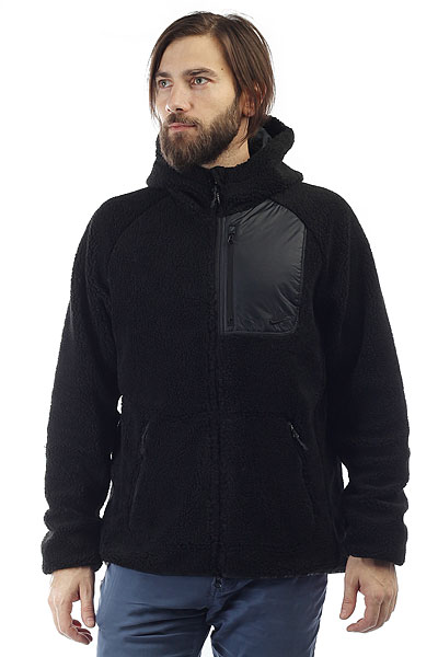 фото Толстовка классическая Nike Everett FZ Sherpa Hoodie Black