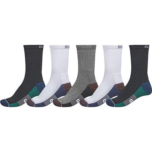 фото Комлект носков Globe Evan Crew Sport Sock White/Navy/Black