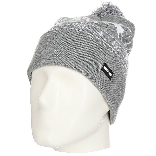 фото Шапка Footwork Pom-Pon Xmas Hat Light Gray Melange