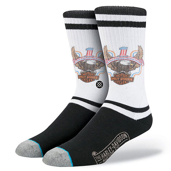 

Носки высокие Stance Harley Davidson Iron Steed White