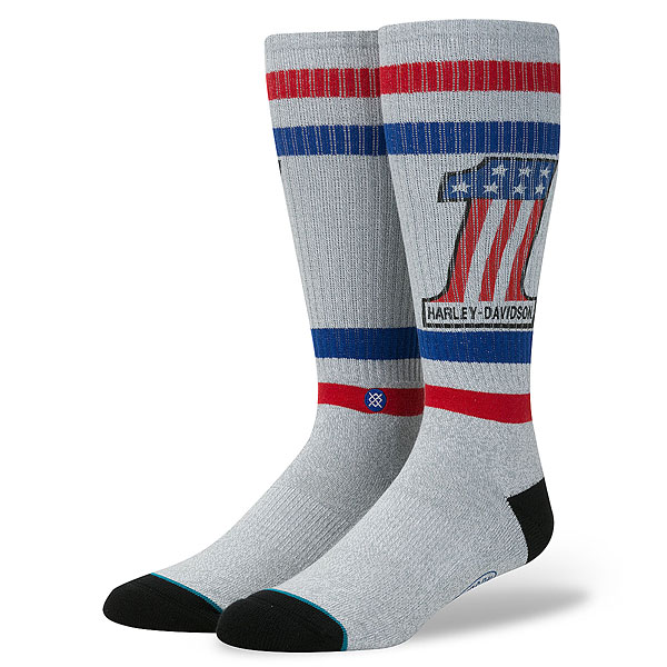 

Носки высокие Stance Harley Davidson Number One Grey