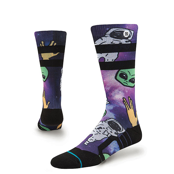 фото Носки высокие Stance Snow Space Out Kids Purple