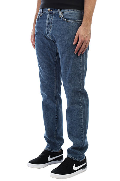 фото Джинсы прямые Carhartt WIP Klondike Pant Blue(Stone Washed)