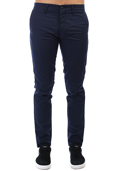 фото Штаны прямые Carhartt WIP Sid Pant Navy(rinsed)