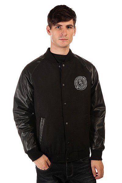 фото Бомбер Footwork F14 Premium Varsity Black