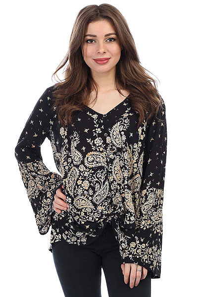 

Блузка женская Billabong Forget Me Knot Black/White
