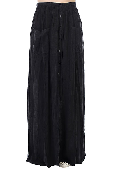 фото Юбка женская Billabong Honey Maxi Solid Off Black