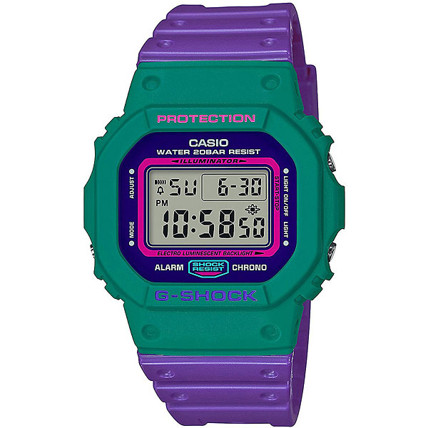 фото Электронные часы Casio G-Shock Dw-5600tb-6e Purple/Green