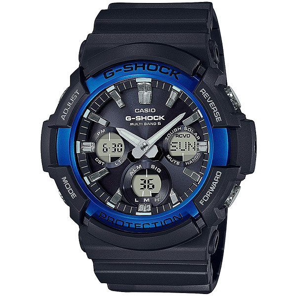 фото Электронные часы Casio G-Shock Gaw-100b-1a2 Black/Blue