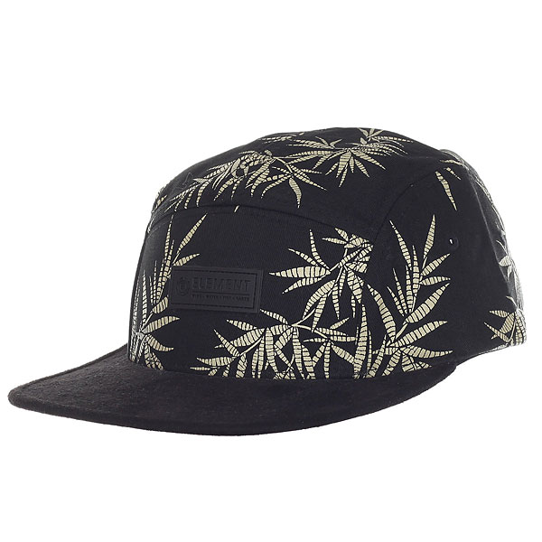 фото Бейсболка пятипанелька Element Sativa Cap Black