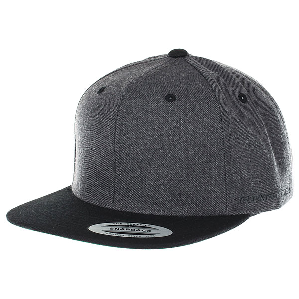 фото Бейсболка классическая Neff Flexfit/Yupoong Heather Grey/Black