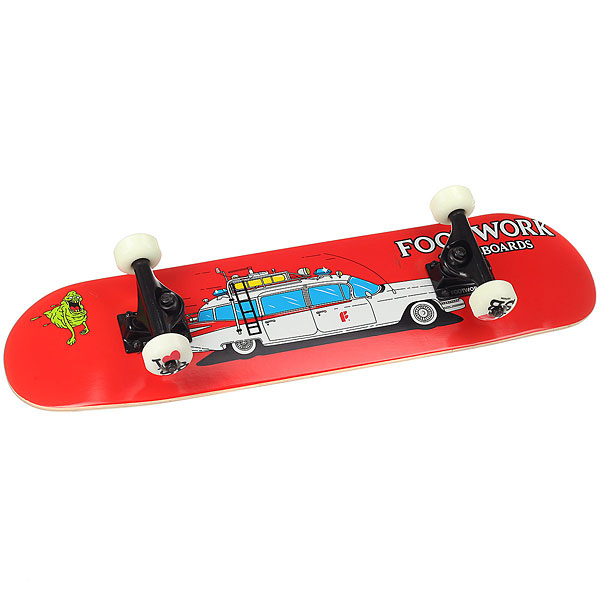 фото Скейтборд в сборе детский детский Footwork Skatebusters Mini Red 28.25 x 7.125 (17.8 см)