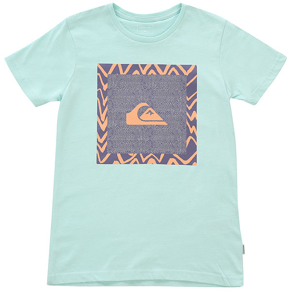 фото Футболка детский Quiksilver Nanospanoyouth Eggshell Blue