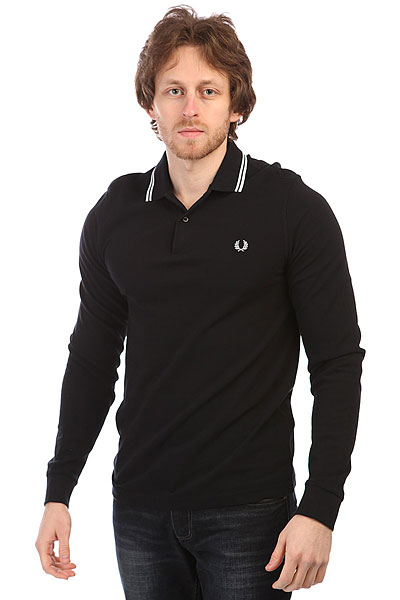 фото Поло Fred Perry Twin Tipped Shirt Black