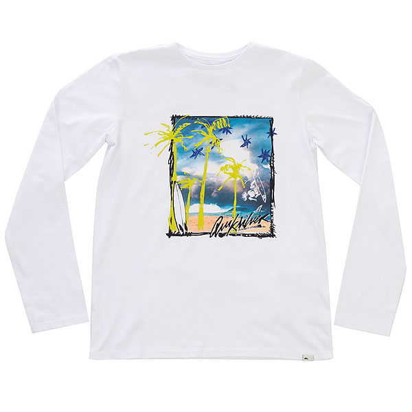 

Лонгслив детская Quiksilver Pihi Wiki White