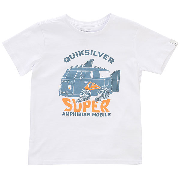 фото Футболка детская Quiksilver Amphibian Boy White