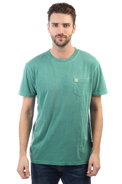 Купить футболку DC Dyed Pocket Cre Deep Sea (EDYKT03375-GMW0) в интернет-ма...