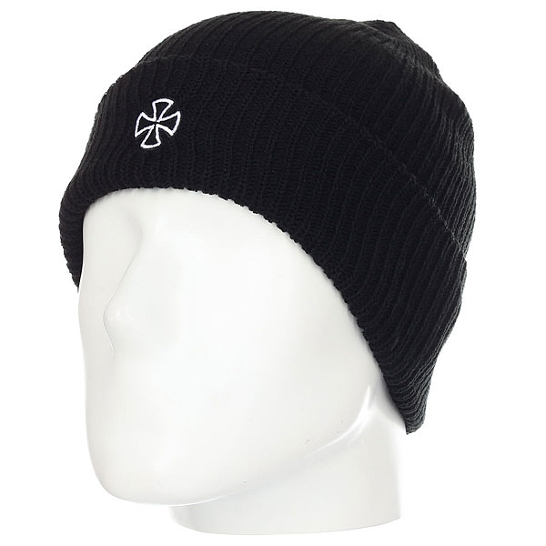 фото Шапка Independent Cross Ribbed Beanie Black