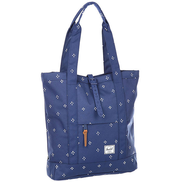 

Сумка женская Herschel Market 16 L Focus/Twilight Blue Rubber