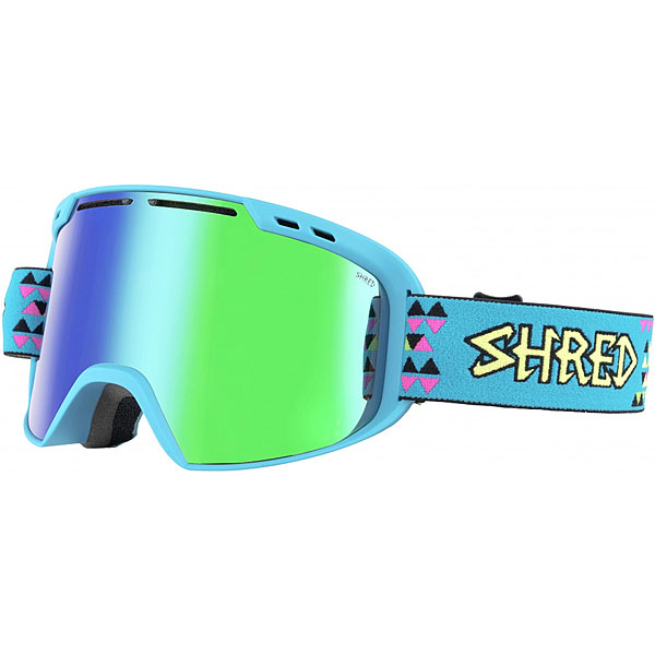 фото Маска для сноуборда Shred Amazify Tritris Plasma Neon Blue