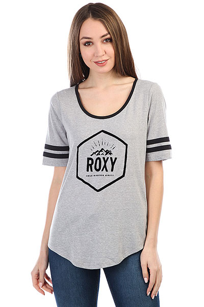 фото Футболка женская Roxy Boogieboardmoun Heritage Heather