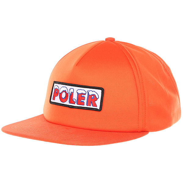 фото Бейсболка с прямым козырьком Poler Ice Caps Full Foam Trucker Burnt Orange