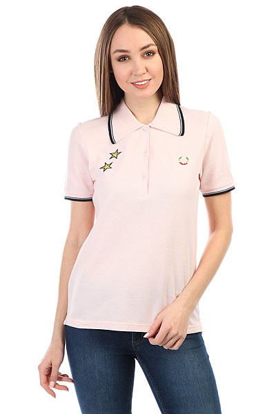 фото Поло Fred Perry Star Embroidered Pique Pink