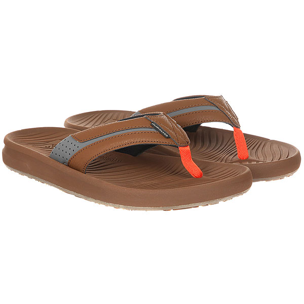 фото Сланцы Quiksilver Travel Oasis M Brown/Brown/Orange