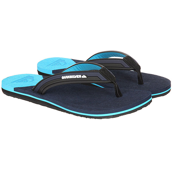 фото Вьетнамки Quiksilver Molokai New Wav Black/Blue/Blue