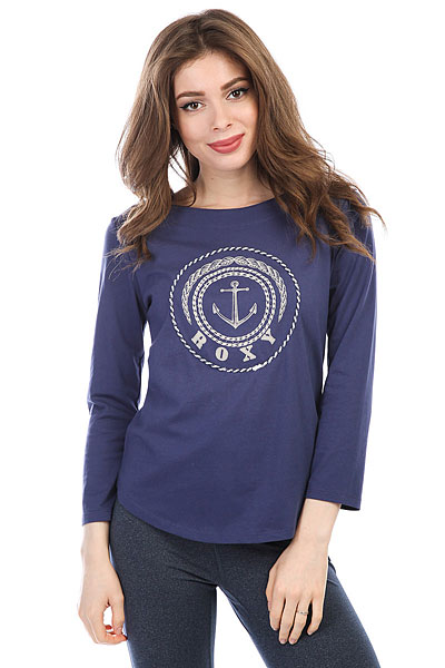 

Лонгслив женский Roxy Soulclubb Deep Cobalt