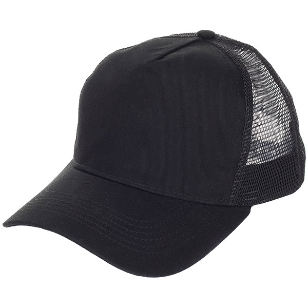 

Бейсболка классическая TrueSpin Blank Round Visor Trucker Black