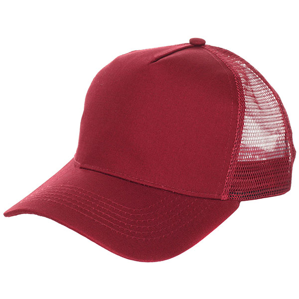 

Бейсболка классическая TrueSpin Blank Round Visor Trucker Bordeaux