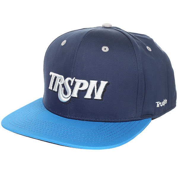 

Бейсболка с прямым козырьком TrueSpin Typo Team Navy/Blue