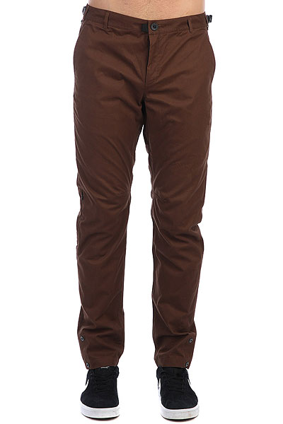

Штаны прямые Skills Btns Pants Коричневый