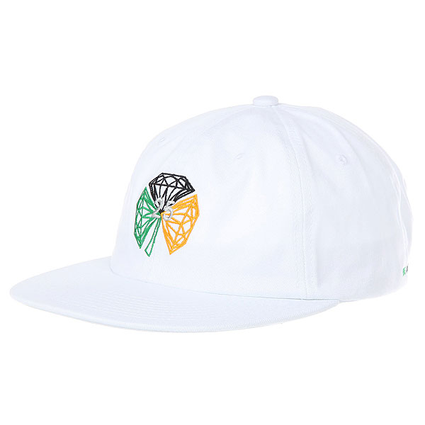 

Бейсболка классическая Diamond X H.O.P Unstructured Snapback White