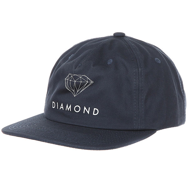 

Бейсболка классическая Diamond Futura Sign Unconstructed Navy