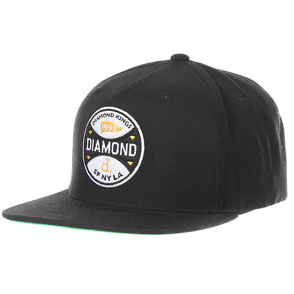 

Бейсболка классическая Diamond Kings Snapback Black