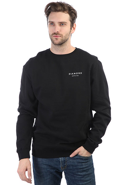 

Толстовка классическая Diamond Stone Cut Crewneck Black