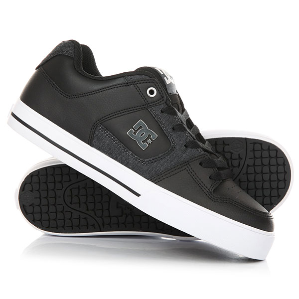 

Кеды кроссовки низкие DC Pure Se Black/Grey