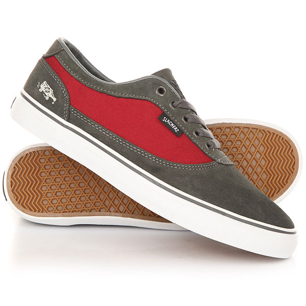 

Кеды кроссовки Slackers Rebel Grey/Burgundy