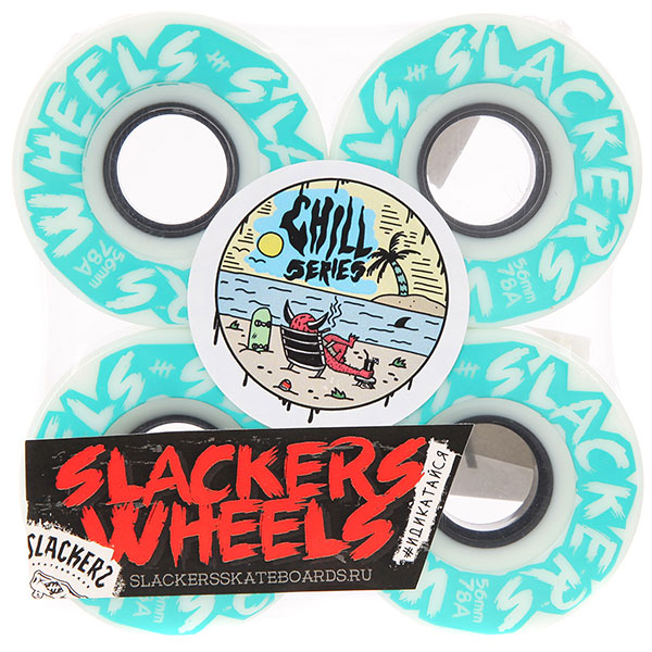 

Колеса для скейтборда Slackers Chill Series "raw" 78A 56 mm