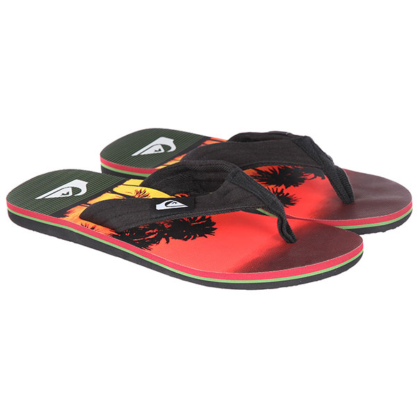 

Вьетнамки Quiksilver Molokai Layback Black/Orange