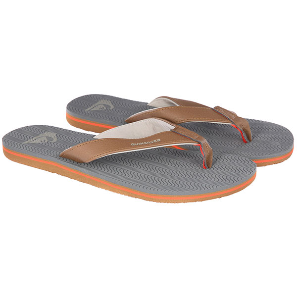 

Вьетнамки Quiksilver Molokai Laser Grey/Orange